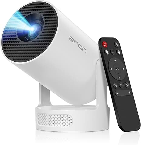 Mini Portable 4K Projector with Wi-Fi and Bluetooth
