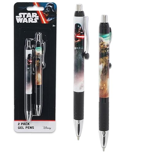 Set of 2 Ballpoint Pens with Star Wars Characters