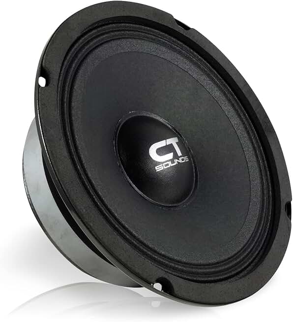 6.5-inch Shallow Mount Midrange Speaker, 175 Watts
