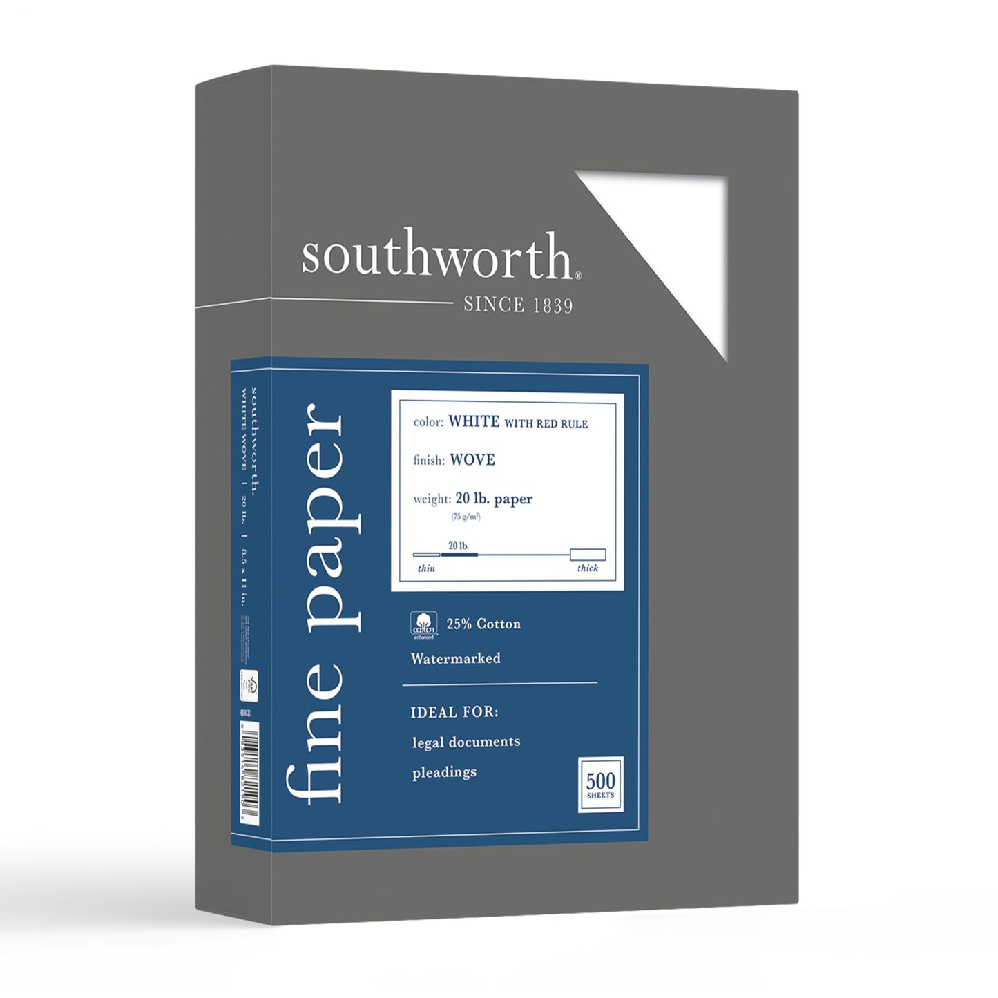 8.5" x 11" Business Paper, 20 Lb, Wove, 500 Sheets