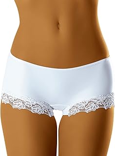 Women’s Lace Flower Edge High Waist Shaping Panties