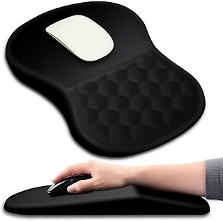 Ergonomic Mouse Pad with Wrist Support and Massage Design