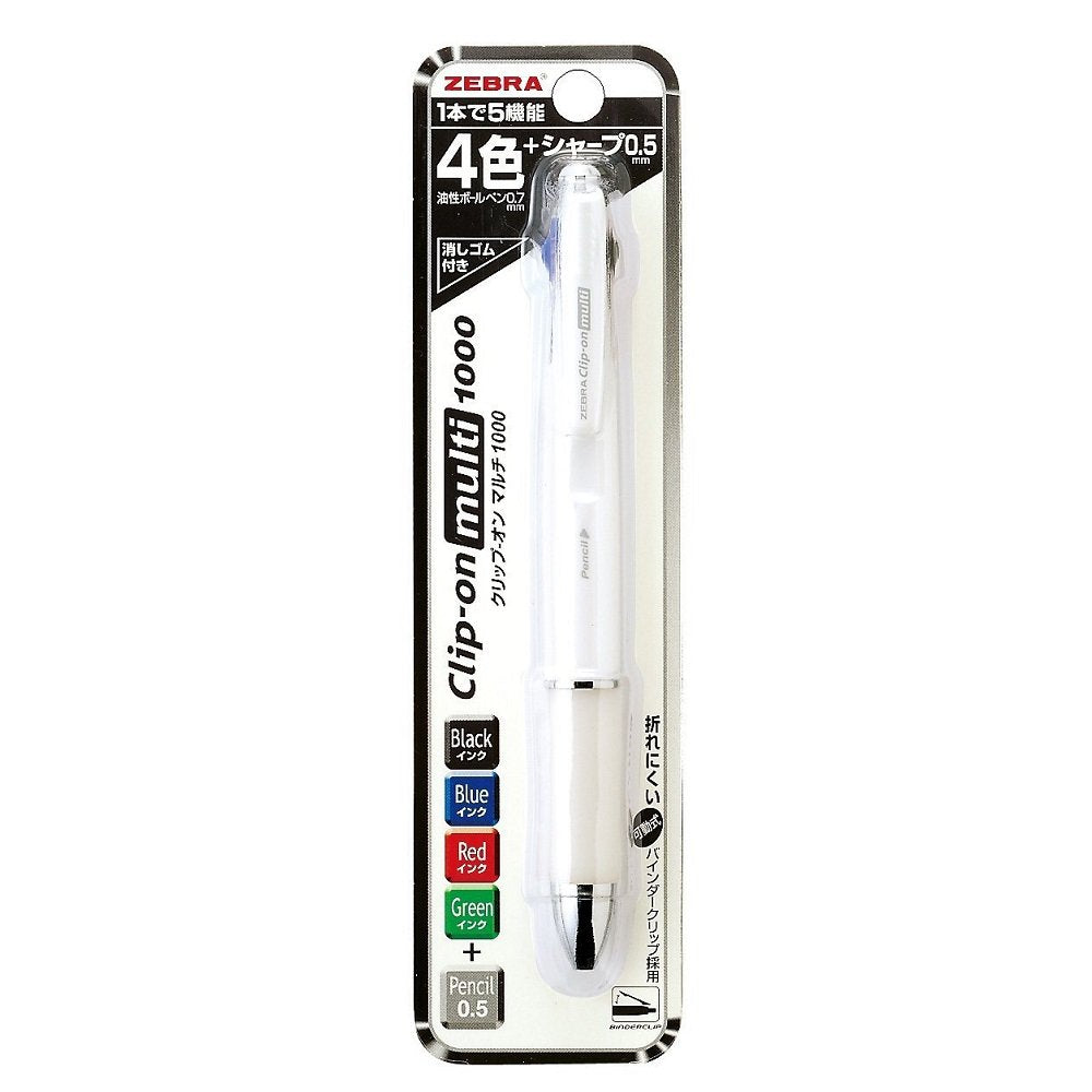 Multifunctional Pen with 4 Colors and Pencil