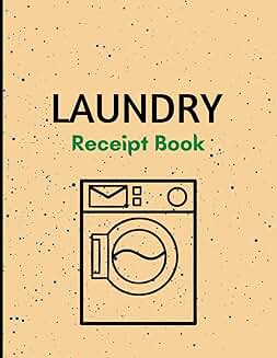 Laundry Receipt Book with 110 Pages