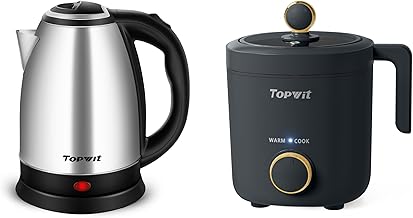 Stainless Steel Electric Kettle and 1.2L Rice Cooker