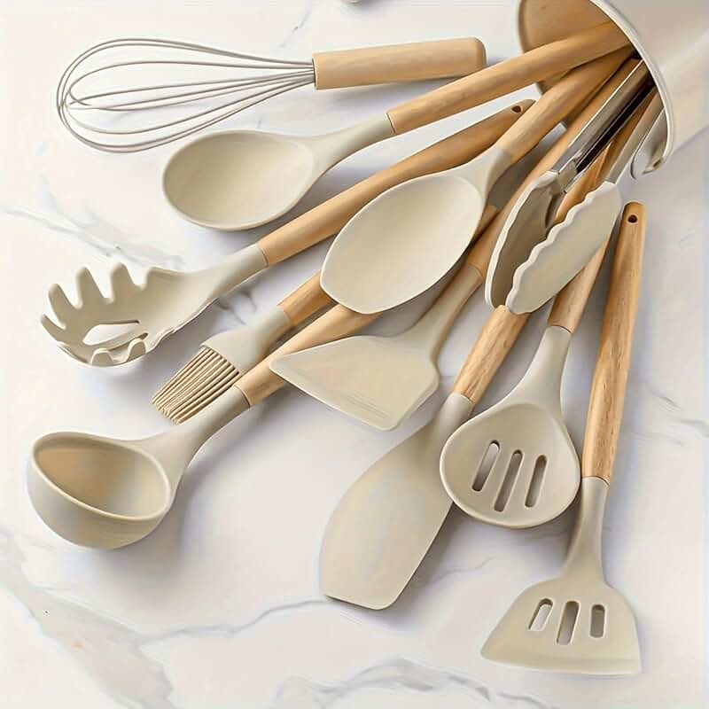 54-Piece Silicone Spatula Set, 8.1 Inch, Heat-Resistant, Flexible, Dishwasher Safe