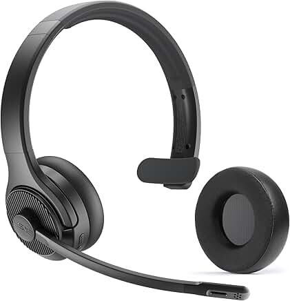 Wireless Bluetooth Headset with Mic and Noise Cancelling