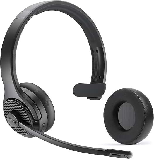 Wireless Bluetooth Headset with Mic and Noise Cancelling