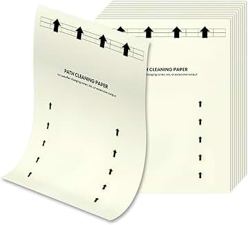 10 Sheets for Printer Roller Cleaning and Dust Removal