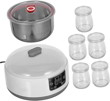 Electric yogurt maker with LCD display and temperature control