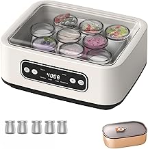 Yogurt Maker with 5 BPA-Free Jars and Temp Control