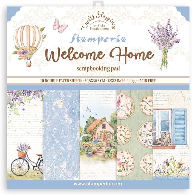 Create Happiness Welcome Home Double-Sided Paper Pad