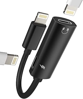 Dual Lightning Audio and Charging Adapter for iPhone and iPad