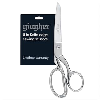 8-inch Stainless Steel Fabric Scissors with Sheath