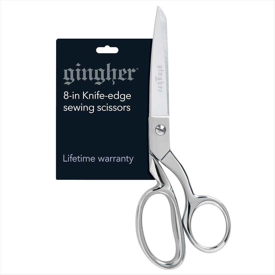 8-inch Stainless Steel Fabric Scissors with Sheath