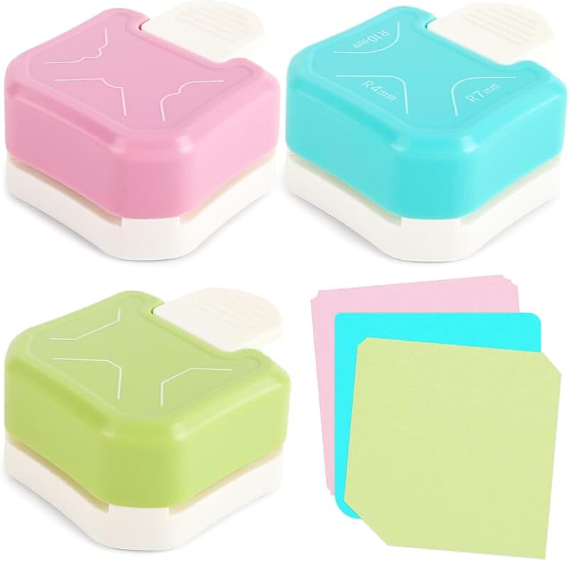 3-in-1 Corner Rounder Punch Set for Crafts