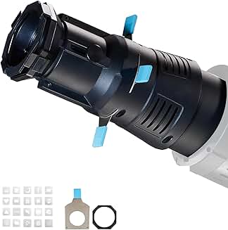 Conical Optical Snoot Kit with Filters and Gobos