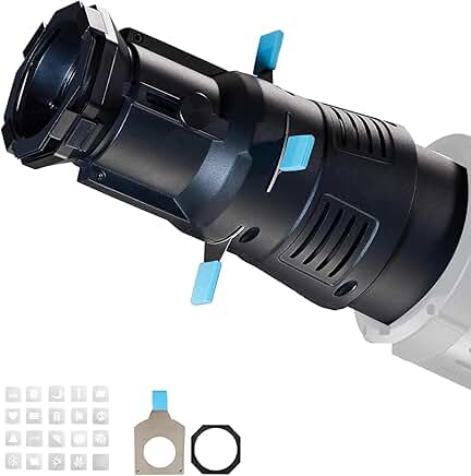 Conical Optical Snoot Kit with Filters and Gobos