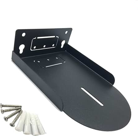 Portable Wall Mount for Electronic Devices, Black