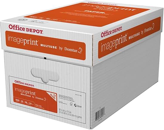 FSC Certified Multiuse Paper, 8.5x11, 20 Lb, White