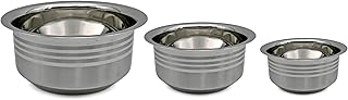 3-Piece Stainless Steel Cookware Set for Kitchen