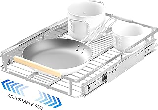 Expandable Pull Out Cabinet Shelves for Kitchen and Home