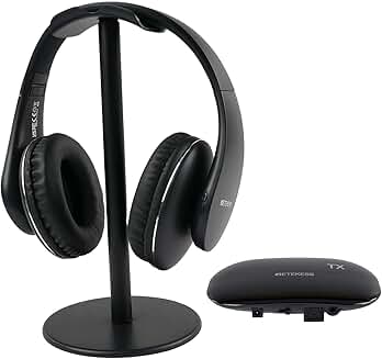 Wireless TV headphones with high-quality sound