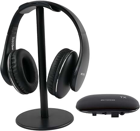 Wireless TV headphones with high-quality sound