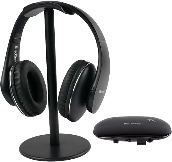 Wireless TV headphones with high-quality sound