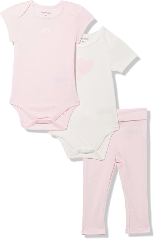 Baby Girls' Two-Piece Bodysuit and Pant Set