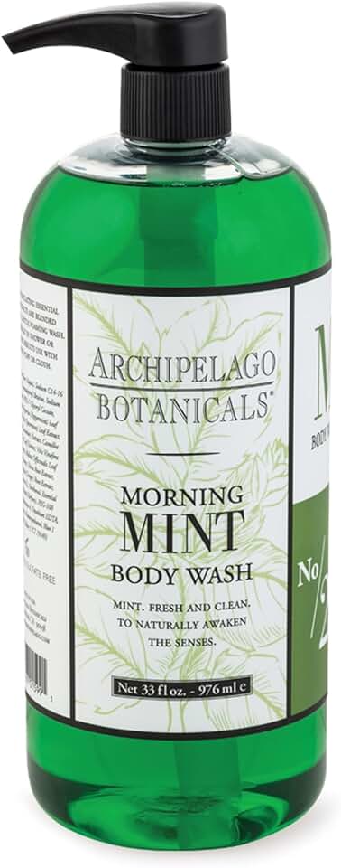 Moisturizing Mint Body Wash for Sensitive Skin