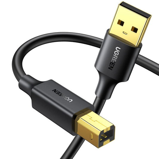 USB A to B Printer Cable, 5 ft, compatible with various brands