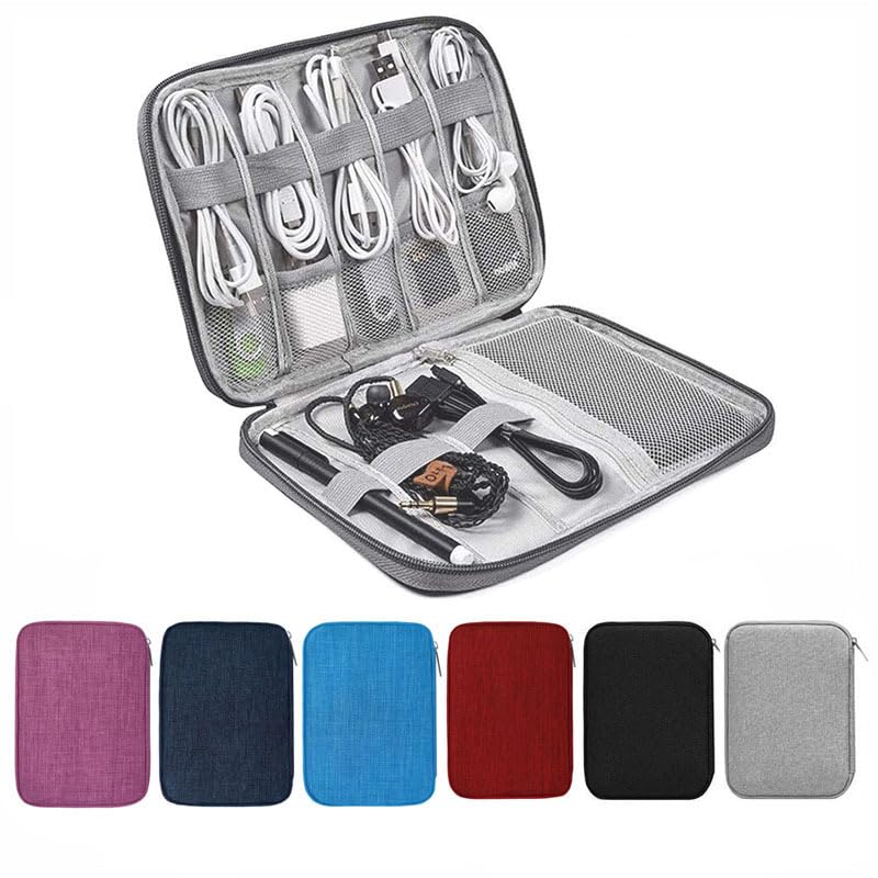 Portable Waterproof Travel Organizer for Electronic Accessories