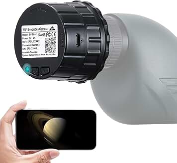 WiFi Eyepiece Camera for Telescopes and Microscopes