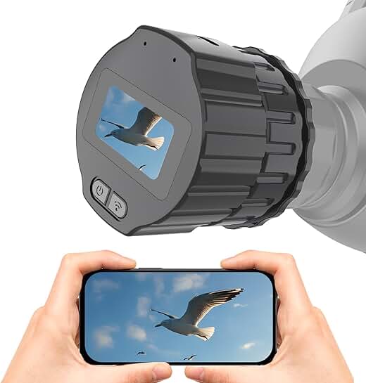 WiFi Eyepiece with 2K Video Recording and 64GB Storage
