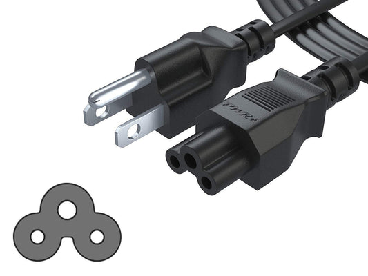 6 ft 3-Prong TV Power Cord for LG LED LCD HDTV