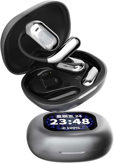 AI Language Translation Earbuds with Real-Time, Offline, HD Calls, Music