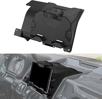 Tablet and phone holder with storage tray for Defender Max 2016-2023