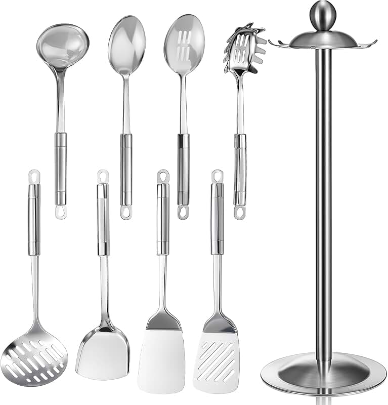 11-Piece Blue Silicone Kitchen Utensil Set