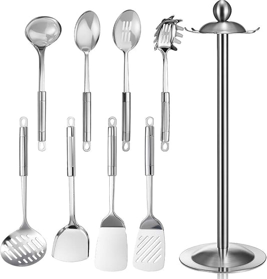 11-Piece Blue Silicone Kitchen Utensil Set