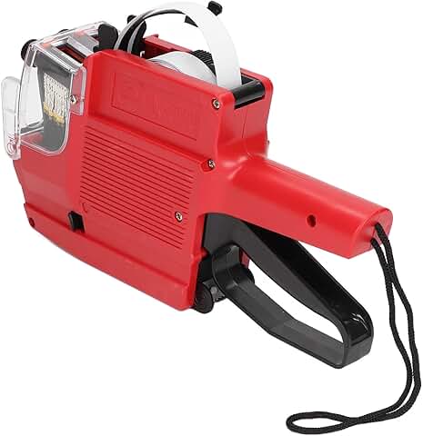 10-Digit 2-Line Price Label Maker with Ink Wheel