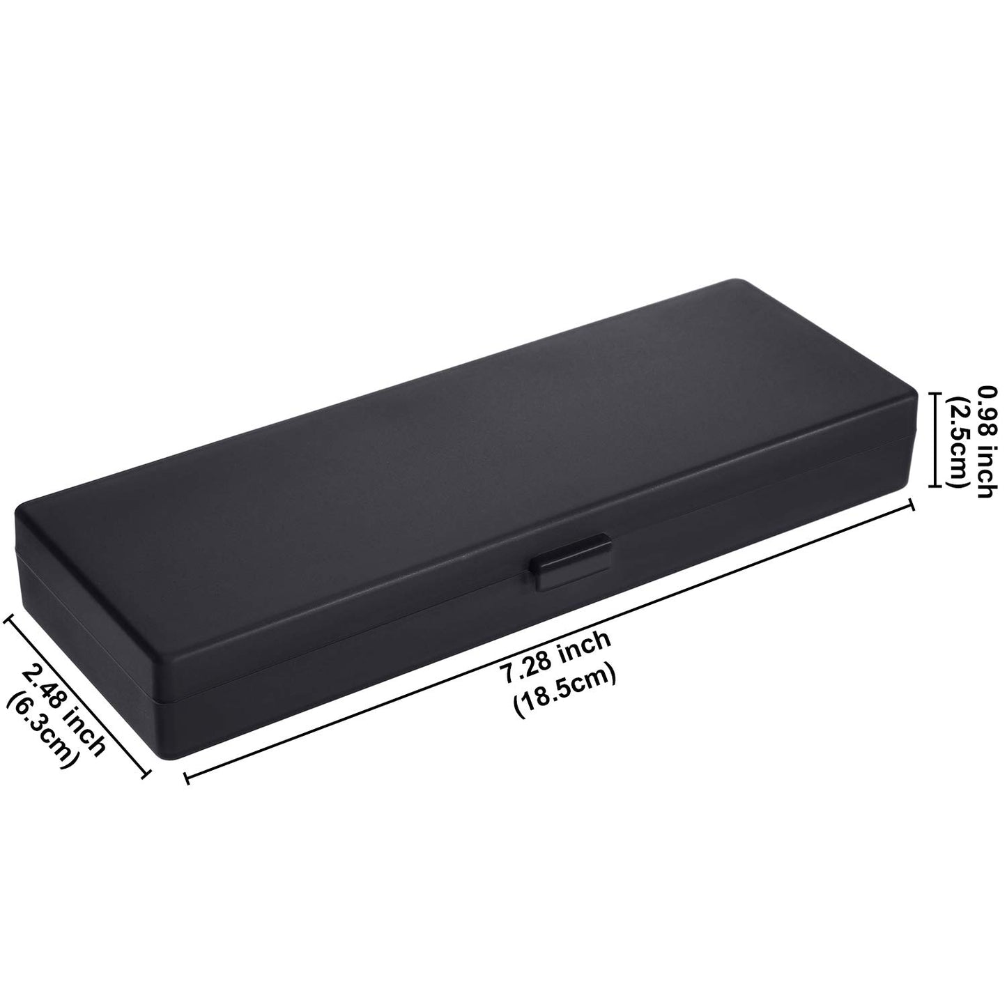 4-Piece Plastic Pencil and Stationery Case Set