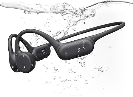 Bone conduction waterproof headphones with MP3 and 32GB memory