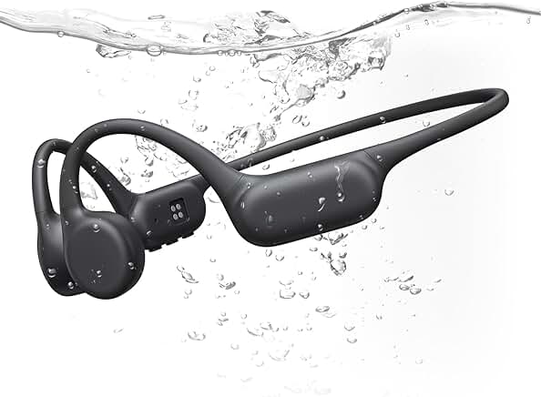 Bone conduction waterproof headphones with MP3 and 32GB memory