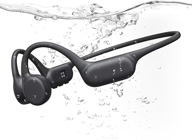 Bone conduction waterproof headphones with MP3 and 32GB memory