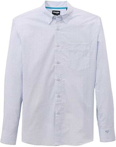 Men's White Print Shirt