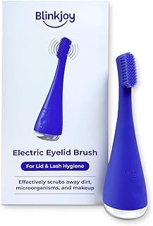 Electric eyelid brush for lid hygiene and eye health