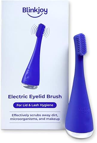 Electric eyelid brush for lid hygiene and eye health