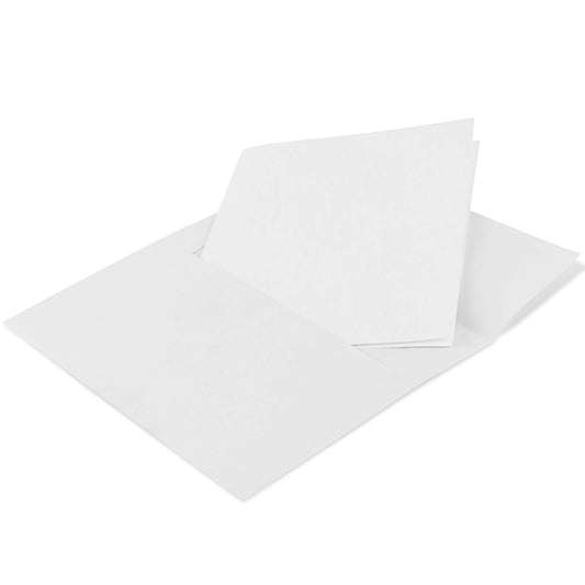 White 5x7 Greeting Cards with Envelopes, Pack of 40
