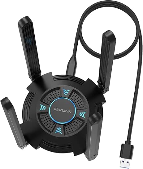 USB WiFi 6 Adapter with AX5400